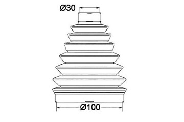 Набор защитные накладки шарнир sasic 7701209248 25504 фото №1