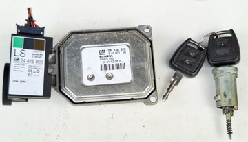 Набір стартовий блок керування двигуна opel 1.8 1.6 09158670 5wk9153 фото №1