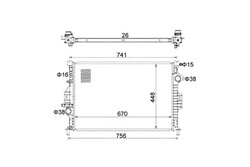 Магніт marelli радіаторів двигуна води volvo s60 ii s80 ii v60 i v70 фото №1