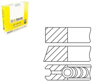 Кільця поршневі kpl ope zafira tourer c 2.0 cdti 01 2015-ope фото №1