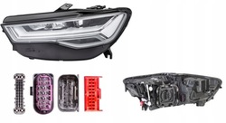 Фара лампа лівий audi a6 4g c7 14-18 led hella фото №1