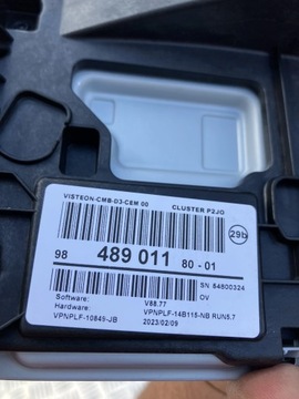 Спідометр  lcd дисплей рамка opel corsa f 19- 984 фото №1