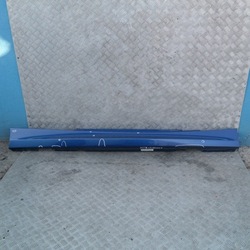 Bmw 1 e81 накладка порог правые montegoblau a51 фото №1