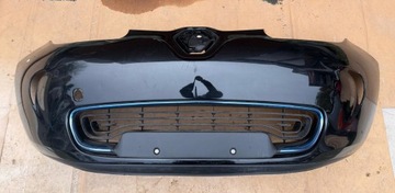 Бампер перед переднее renault zoe 620102855r решётка хром чёрный фото №1