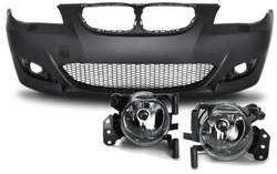 Бампер bmw e60 e61 м-пакет m5 омыватель pdc hal фото №1