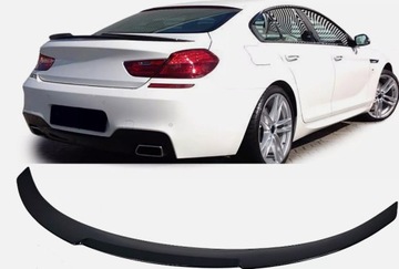 Спойлер спойлер накладка m4 стиль bmw f06 чёрный блеск фото №1