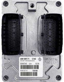 Блок керування fiat stilo 1.6 iaw5nf.t1 73501880 фото №1