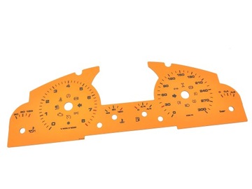 Porsche cayenne диски спидометра приборы custom orange 2002-2010 заменитель фото №1