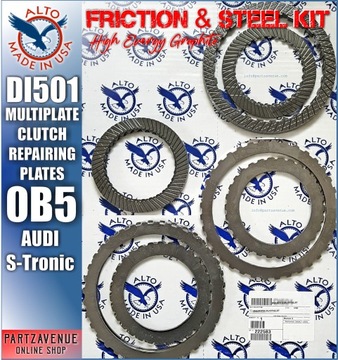 Набір диск i прокладка 0b5 dl501 повний pack usa фото №1