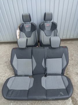 Ford fiesta mk7 st сиденья 3 дверь recaro фото №1