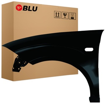 Blu крило seat altea 5p1 lc9z лівий чорний 04-15 перед оцинковка фото №1