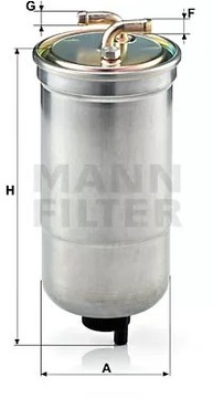 Mann-filter wk 853/16 фильтр топлива фото №1