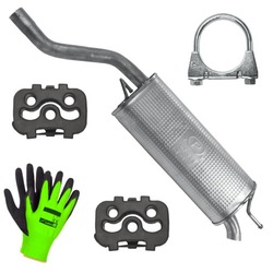 Глушитель конечный opel corsa 4 iv d 06-09 1.3 cdti хэтчбек фото №1