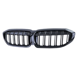 Решётка радиатора решётка решётки радиатора do bmw 3 g20 g21 чёрный блеск фото №1