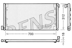 Denso конденсатор кондиционера iveco daily iii 29 l фото №1