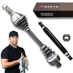 Полуось +вал правая opel astra h 1.9 cdti 150km новая фото №1