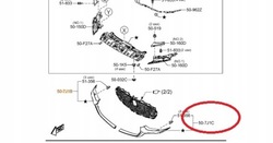 Оригінал mazda оригінальний номер планка решітка ліва mazda cx30 dm dfr7507k0d фото №1