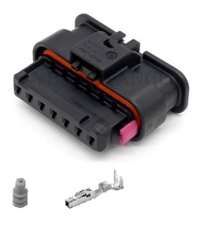 Штекер разъём радара vw audi skoda seat 7 pin 5qf973707a фото №1