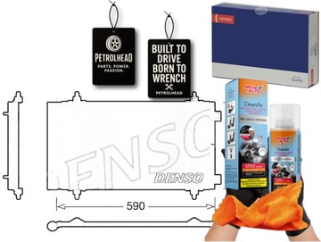 Конденсатор кондиционера citroen fiat peugeot denso #petrolhead pro+ kit9 фото №1