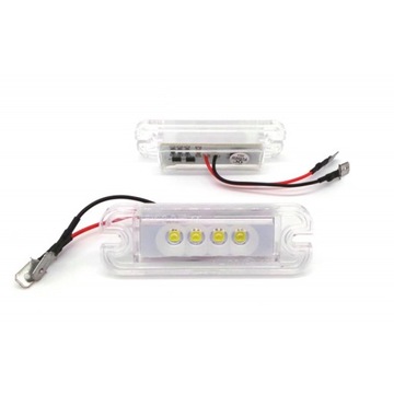 Mercedes gelenda w463 лампочки реєстрації led 2szt фото №1