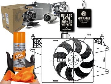 Вентилятор радіатор з корпус fiat doblo doblo #petrolhead pro+ kit4 фото №1