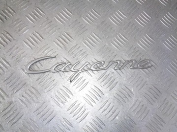 Емблема логотип знак надпис кришки зад porsche cayenne gts 2007- фото №1