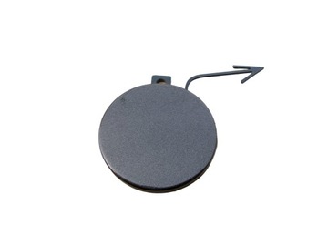 Заглушка фаркоп бампера перед vw passat b7 11-14 фото №1