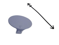 Mercedes sl r230 230 po małym рестайлинг заглушка na hak фаркоп w бампер переднее фото №1