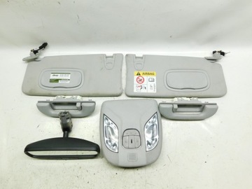 Козирки захисні накладки сонцезахисний лампа кабіни - jeep compass ii 16-20 фото №1