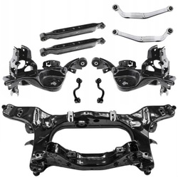 Балка рама підрамник візок + важіль зад x6 szt nissan qashqai j10 4x4 awd фото №1