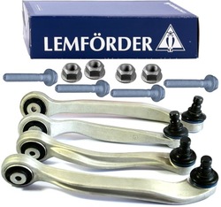 Набор 4x рычаги болты верхний перед audi a6 c6 lemforder фото №1