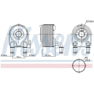 Радиаторов масла nissens 91249 фото №1