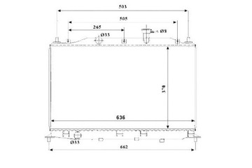 Nrf радіаторів hyundai accent 05- nrf фото №1
