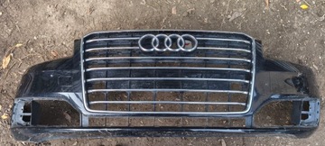 Бампер переднє + решітка решітка радіатора audi a8 d4 рестайлінг 4h0807437f 2013-2017 фото №1