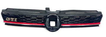 Vw golf vii 7 17- gti рестайлінг решітка перед решітка радіатора хром радар фото №1