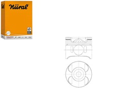 Поршень двигуна kpl з кільце 88 std mercedes e клас 2.2 2.7 3.2 cdi фото №1
