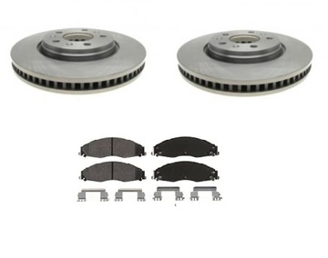 Диски передні гальмівні колодки cadillac sts 2005 - 2008 фото №1