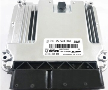 Компьютер ecu opel astra abw3 55598045 0281030852 +pin фото №1
