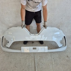 Renault zoe рестайлінг 19-24 бампер перед переднє фото №1