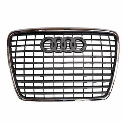 Audi a6 c6 решётка средняя решётка радиатора з хромированная рамка 2008-2011 фото №1