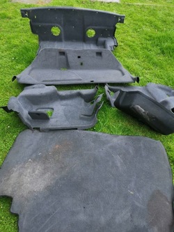 Оббивка обшивки багажника mercedes w140 s-klasa фото №1