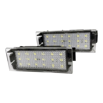 Подсветка номерного знака led renault megane ii 2 iii фото №1