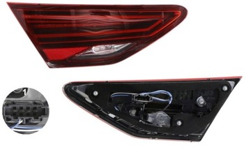 Лампа задняя led левая seat leon 2016- хэтчбек фото №1