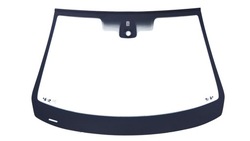 Скло лобове передня renault megane ii 2d cpe/cab 03-10 +датчик фото №1