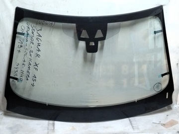 Скло передня jaguar xf -sen-2x kam-grz-sol-hud фото №1