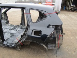 Honda cr-v v 19r чверть ліва задня зад заднє крило лівий задній nh731p фото №1