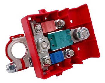 Клема плюсова комбінована fiat renault scenic корпус запобіжника megaval фото №1