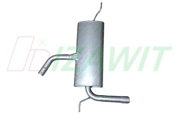 Глушитель конечный seat altea leon 1.2 1.4 1.6 2004- фото №1