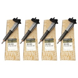 4x інжектор laguna 2.0 dci оригінальний renault 7701476567 166003429r фото №1