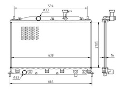Радиаторов hyundai accent iii 1.6 2006 - 2010 фото №1
